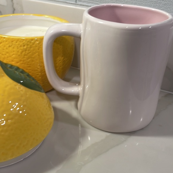 RAE DUNN HUNNY BUNNY PINK MUG. - Picture 3 of 6